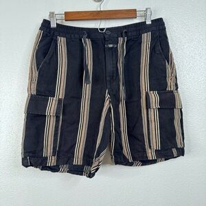 Closed Mens Striped Cargo Shorts Size 31